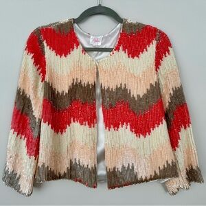 Parker sequined jacket size Small